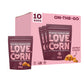 Love Corn Bbq 1.6Oz X 10 Bags - Delicious Crunchy Corn - Healthy Family Snacks - Gluten Free, Kosher, Non-Gmo - Alternative For