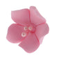 Global Sugar Art Blossom Sugar Cake Flowers With Pearl Stamens, Pink Unwired, 24 Count By Chef Alan Tetreault