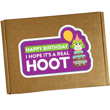Hangry Kit Birthday Snack Box - (20 Count) Happy Birthday Gift Basket Care Package - Contains Birthday Snacks, Cookies, Chips, C