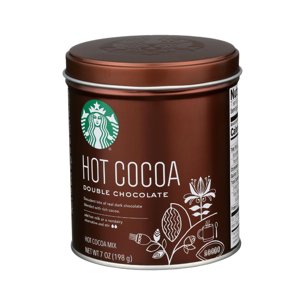 Starbucks Hot Cocoa Mix Tin (Triple Winter Variety, Pack Of 3), 7.00 Ounce (Pack Of 1)