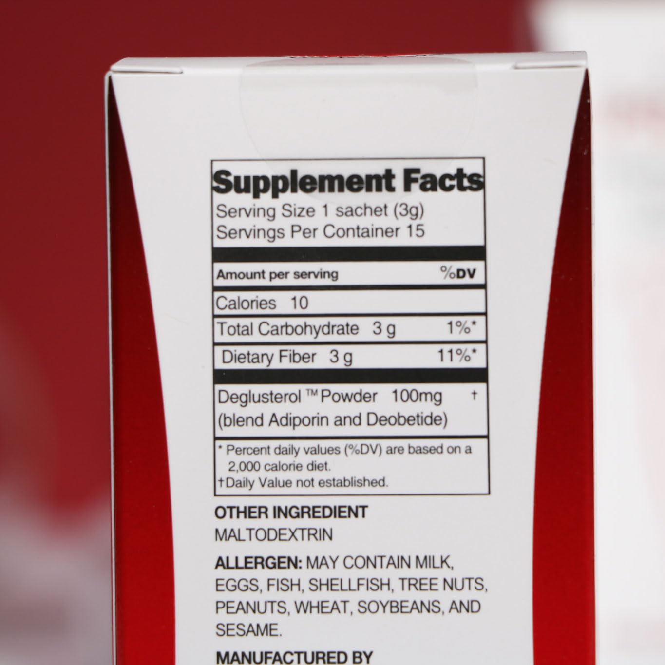 ProGsterol Prime - Blood Sugar Support & Metabolic Wellness dietary product with Deglusterol - 15 Stick Packs (0.11 oz / 3 g Each)