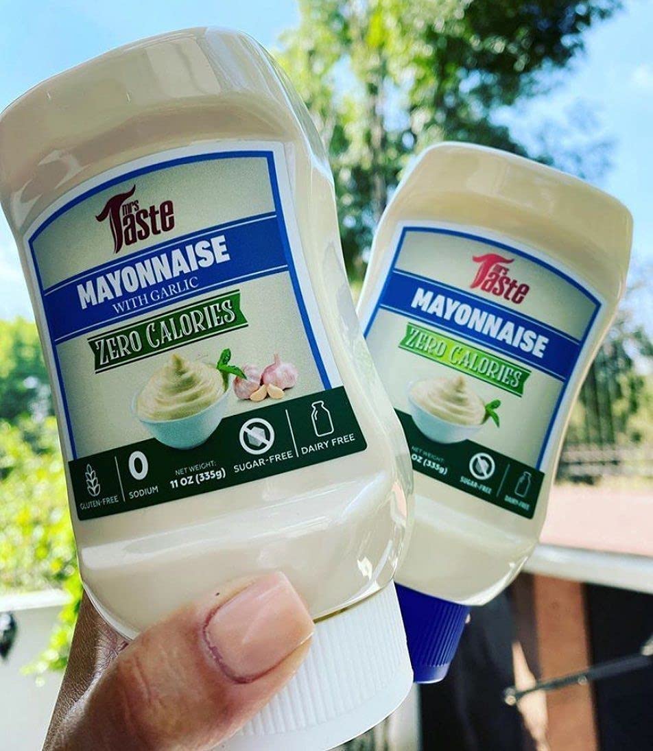 Mrs Taste Multi-Pack Sugar Free Mayo, Zero Calories, Zero Sodium, Zero Sugar, High Fiber, Keto Friendly, Paleo Friendly, Condime