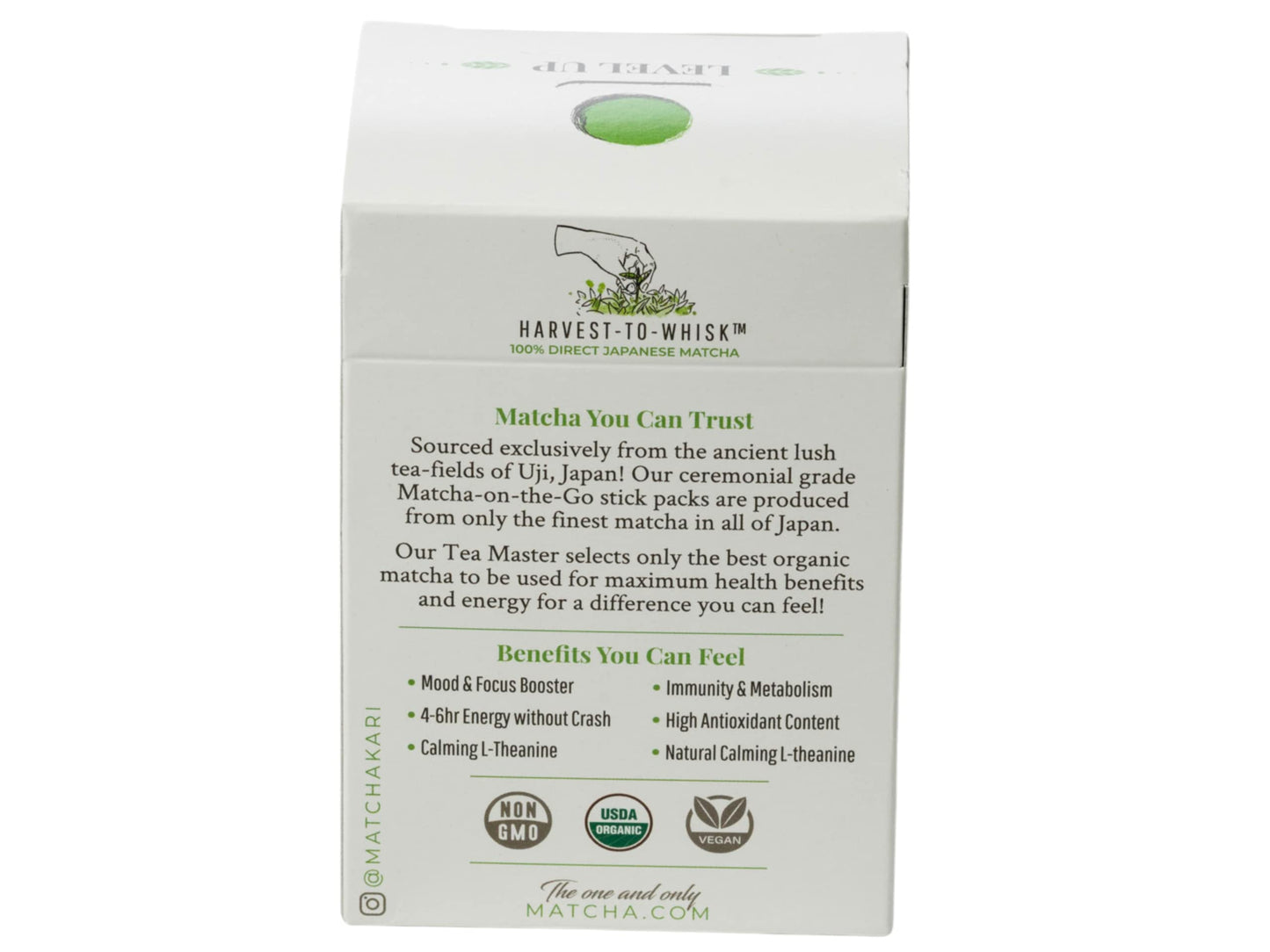 Matcha Green Tea Powder Single Serving Sticks, Dr. Weils Ceremonial Organic Matcha Powder Singles Packets - Individual Tea Packets (24)