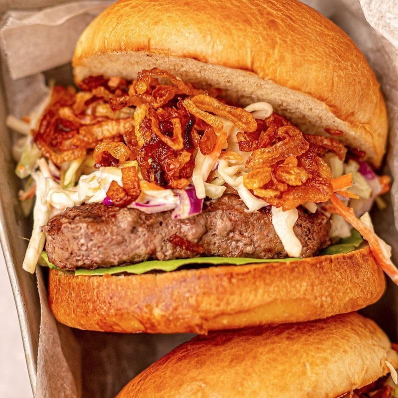Bubba Burger, Frozen Beef Burger Patties, Sweet Onion, USDA Choice Beef Chuck, 2 lb, Pack of 6