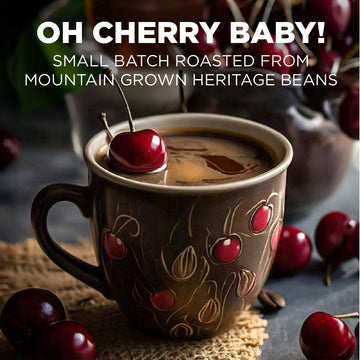 Maud'S Cherry Flavored Coffee Pods, 36 Ct, Medium Roast Flavored Coffee In Recyclable Single Serve Pods - 100% Arabica Beans, Co