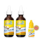 Concentrated Liquid Sucralose Sweetener, 2Oz/60Ml (1450 Servings), 2-Pack | One Free Travel Size Bottle 0.34Oz/10Ml (240 Serving
