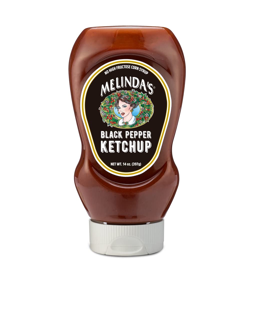 Melindas Black Pepper ketchup Squeeze