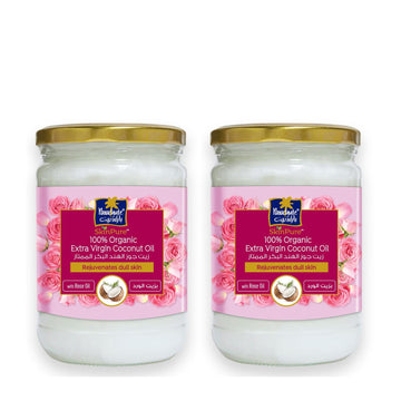 Parachute Advansed Skinpure 100% Organic Extra Virgin Coconut Oil With Rose Oil |Face & Body Oil Moisturizer |Boosts Collagen| C