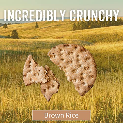 Sesmark Gluten Free Rice Thins Brown Rice - Non Gmo Project Verified - 3.2 Oz. (Pack Of 12)