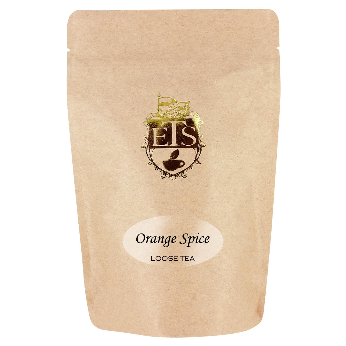 English Tea Store Loose Leaf Black Tea Pouches, Orange Spice, 4 Ounce