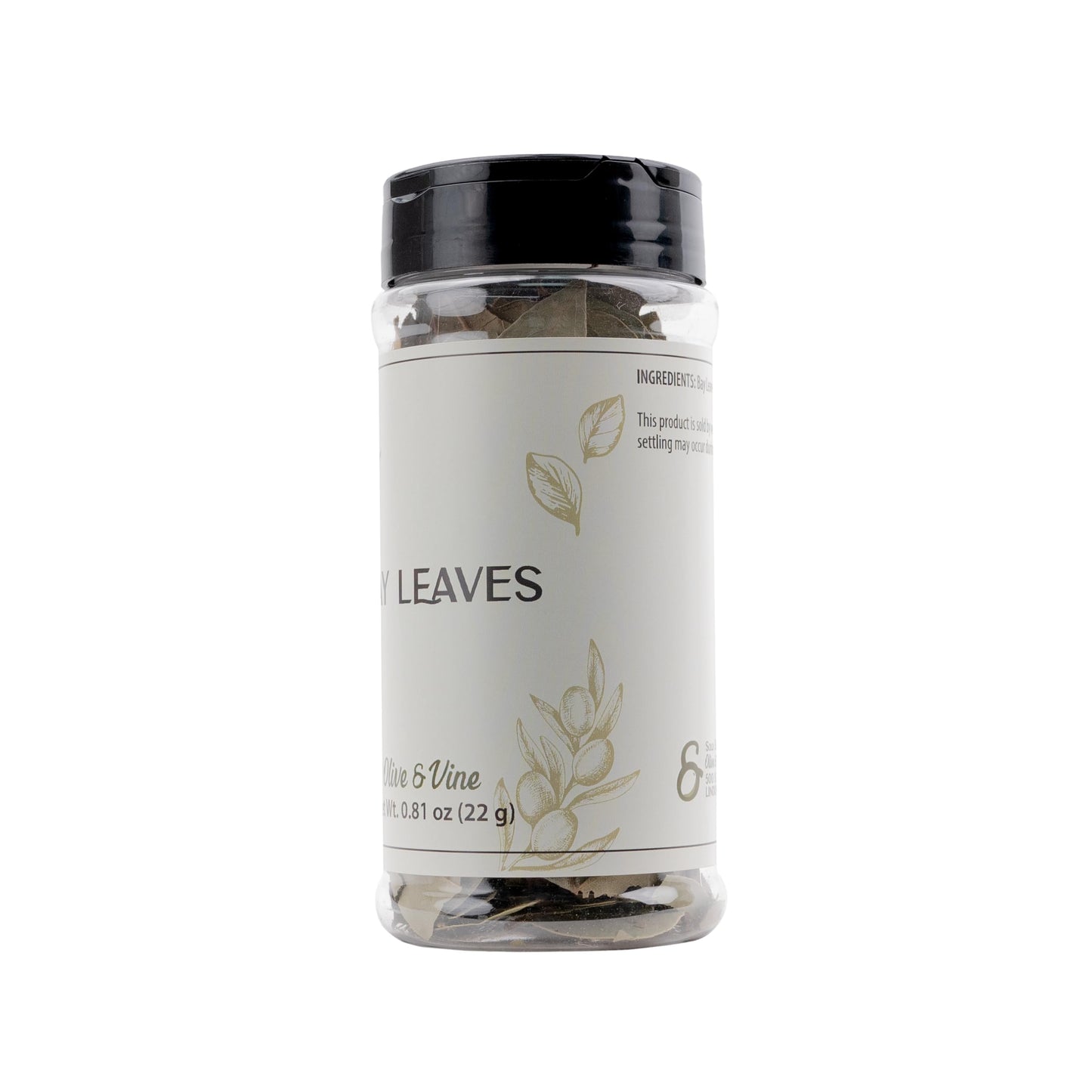 Olive & Vine Whole Bay Leaves, Aromatic Flavor, Seasoning For Soups, Stews, And Curries, With Rich Tradition, Authentic Taste, For Global Recipes (0.81 Ounce)