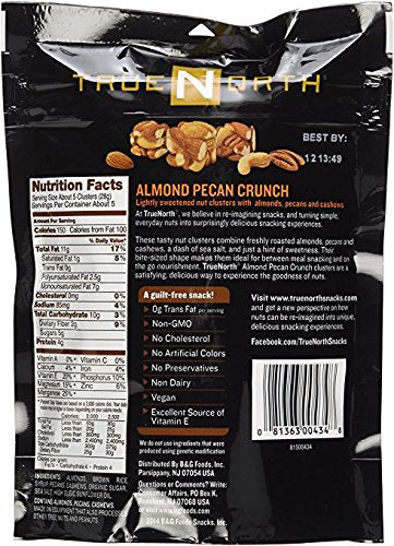 TrueNorth Nut Clusters, Almond Pecan Crunch, 5 Ounce