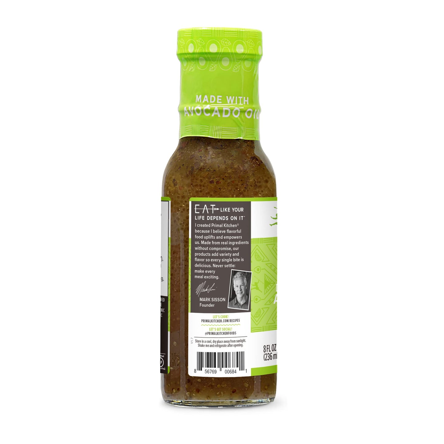 Primal Kitchen - Avocado Oil-Based Dressing and Marinade, Italian Vinaigrette, Pack of 1, Whole30 and Paleo Approved