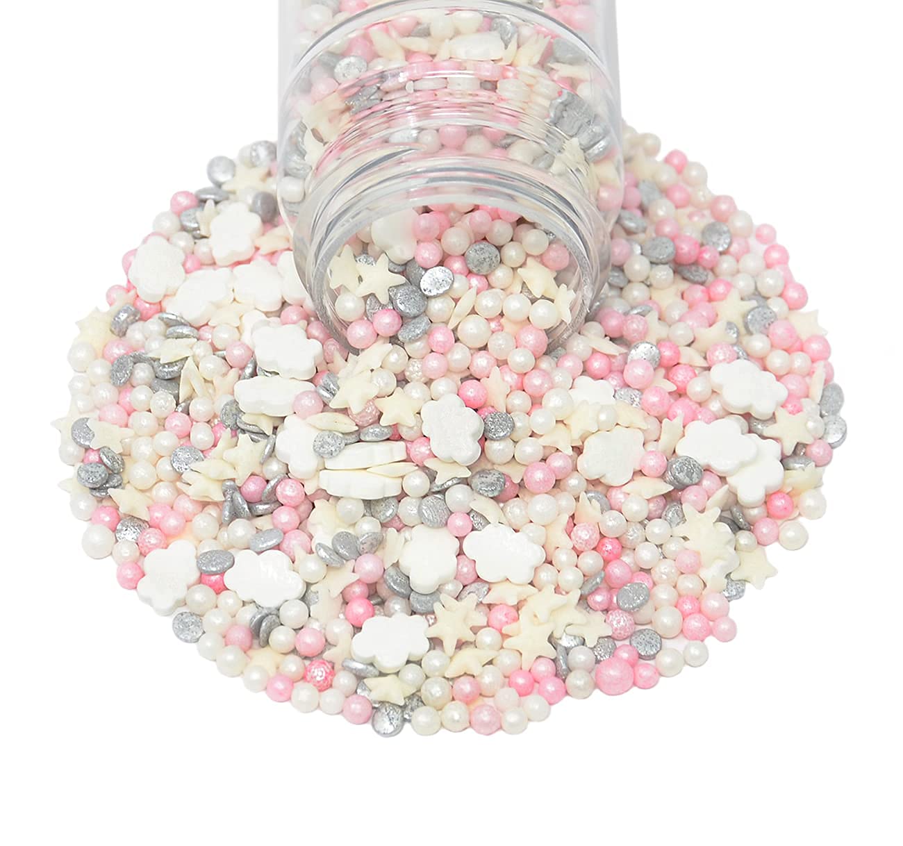 Mystic Sprinkles Baby Shower Sprinkle Mixes (Baby Girl Dreams Sprinkle Mix 3.7Oz)