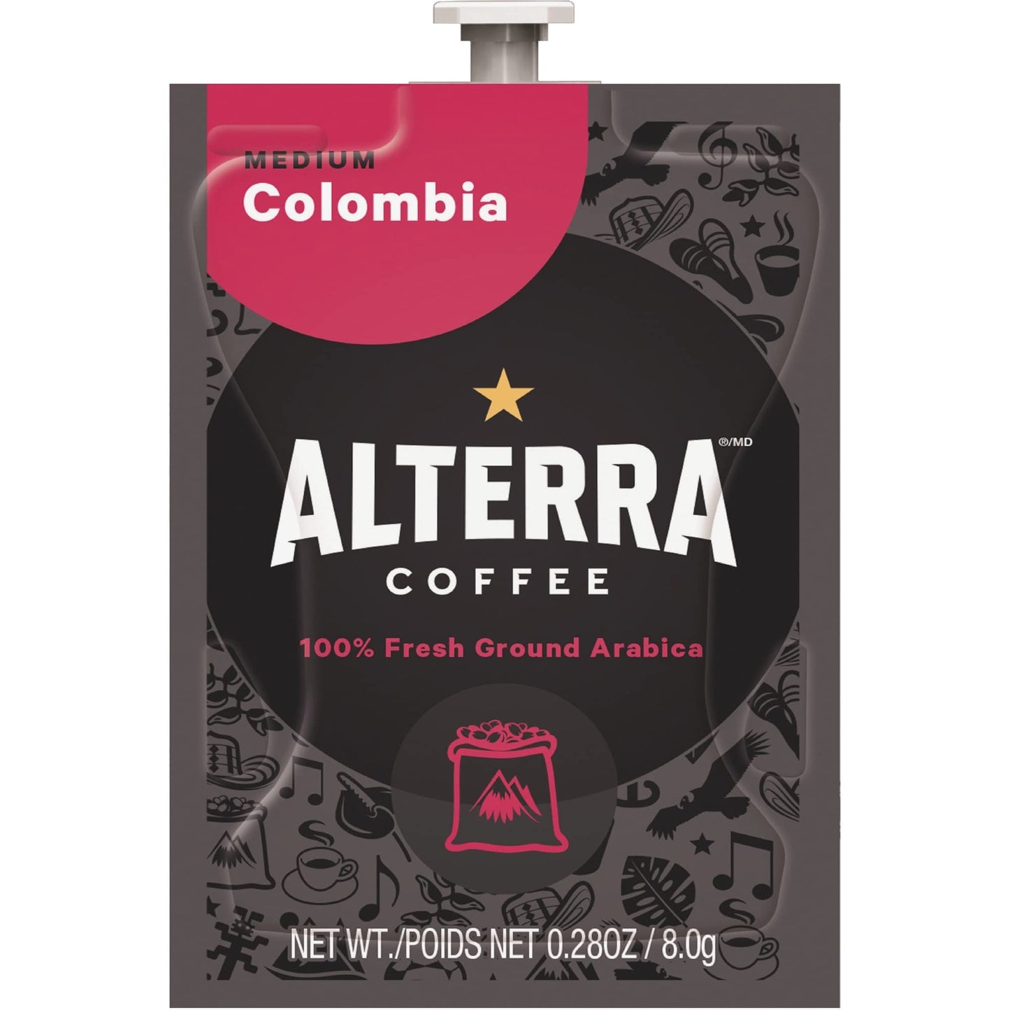 FLAVIA ALTERRA Coffee, Colombia, 20-Count Fresh Packs (Pack of 5)