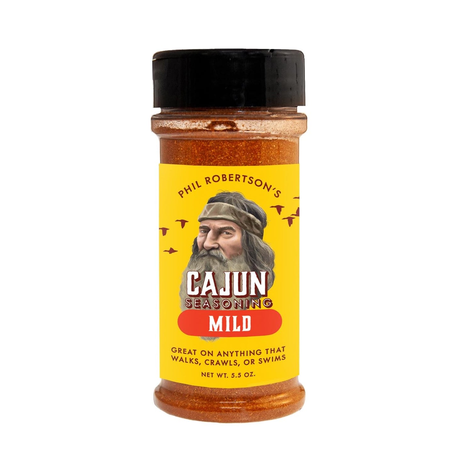 Duck Commander Cajun Seasoning - Premium Spice Blend for Meat & Seafood, 5.5 oz, Original Mild, Ideal for BBQ & Gumbo