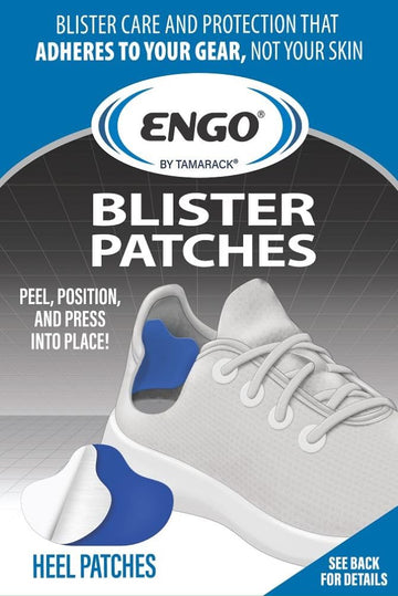 Engo Heel Blister Patches (2 Patches) | Tennis Shoes, Athletes, Runners, High Heels, Dress Shoes