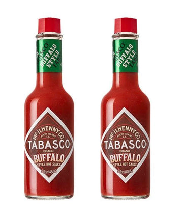 2 Pack: New McIlhennys Tabasco Brand Buffalo Style Hot Sauce - 5 Oz.