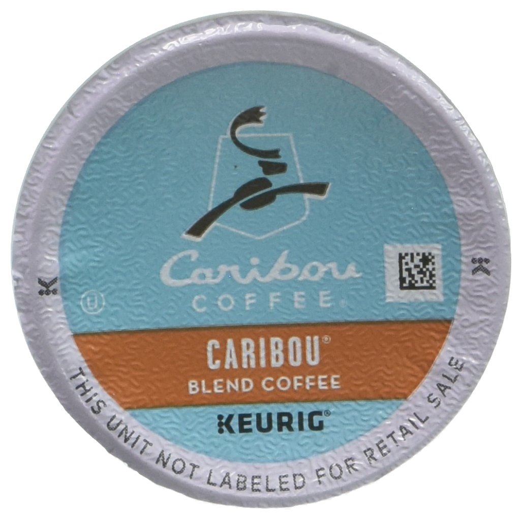 Caribou Coffee K-Cups, Caribou Blend, 12 Count, Compatible with Keurig Brewers, 12 K-Cup Packs