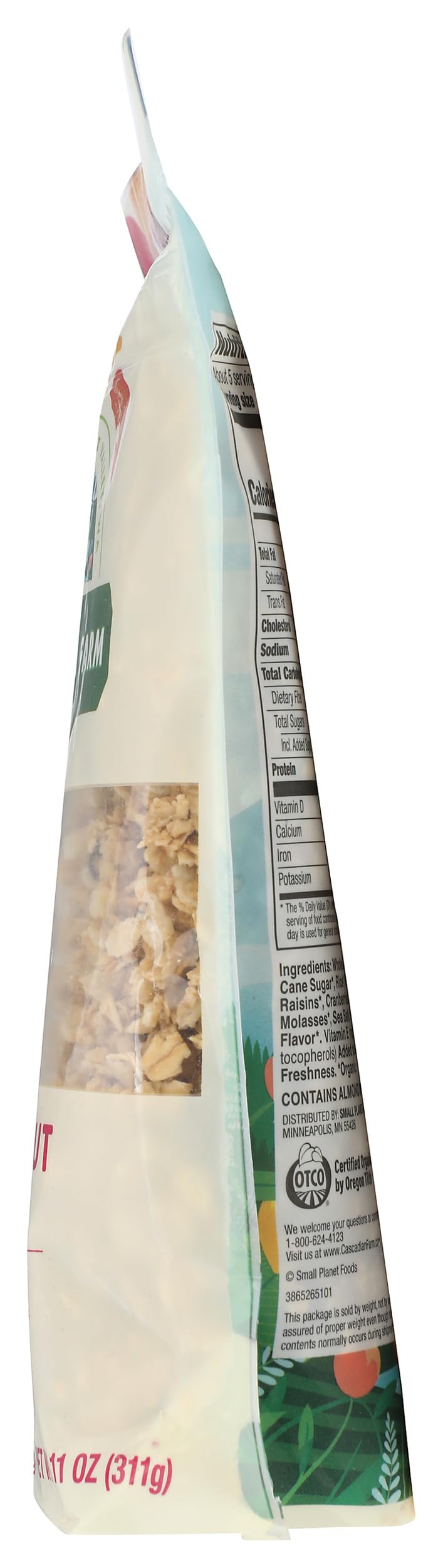 Cascadian Farm Organic Fruit And Nut Granola, Non Gmo, 11 Ounces (Pack Of 4)