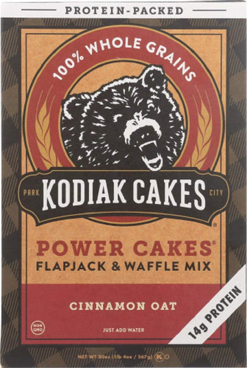 Power Cakes Cinnamon Oat Flapjack & Waffle Mix (Pack Of 2)2