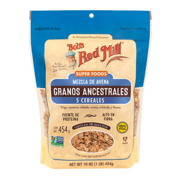 Bob 'S Red Mill 5 Grain Rolled Hot Cereal, 16 Oz