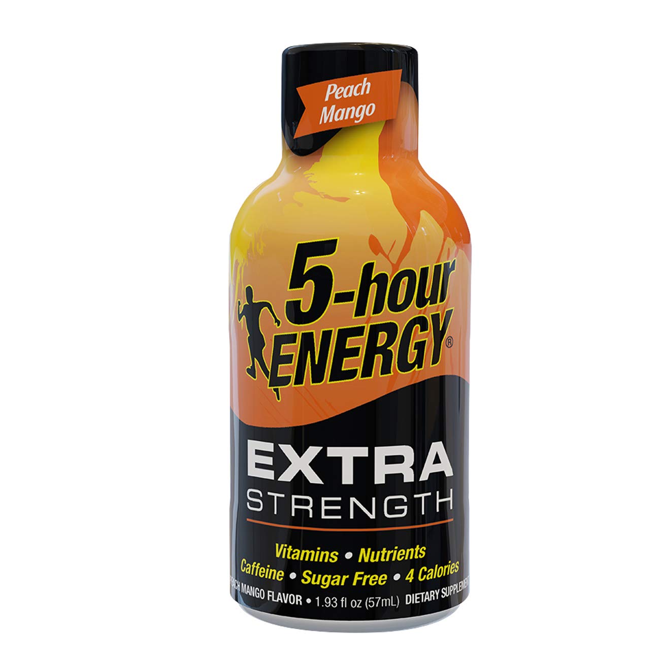 5-hour ENERGY Shot, Extra Strength, Peach Mango, 1.93 oz.