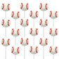 Baseball Candy Lollipops - 18 Count Individually Wrapped Suckers - Great For Baseball Party Favors - Sports Snacks - Baseball Go