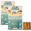 Fair & Square Gluten Free Sea Salt Crackers Powered by Gut Friendly, Prebiotic Banana Flour | Organic, Vegan, Dairy Free, Allerg