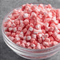 Sarahs Candy Factory Dehydrated Peppermint Marshmallow Bits, 2.7 Oz (2 Pack), Reusable Jar, Large, Peppermint Color