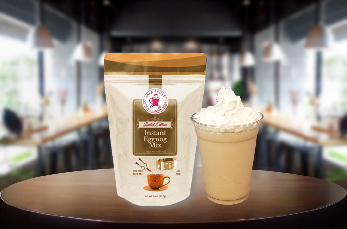 Instant Eggnog Drink Mix, 8 Oz