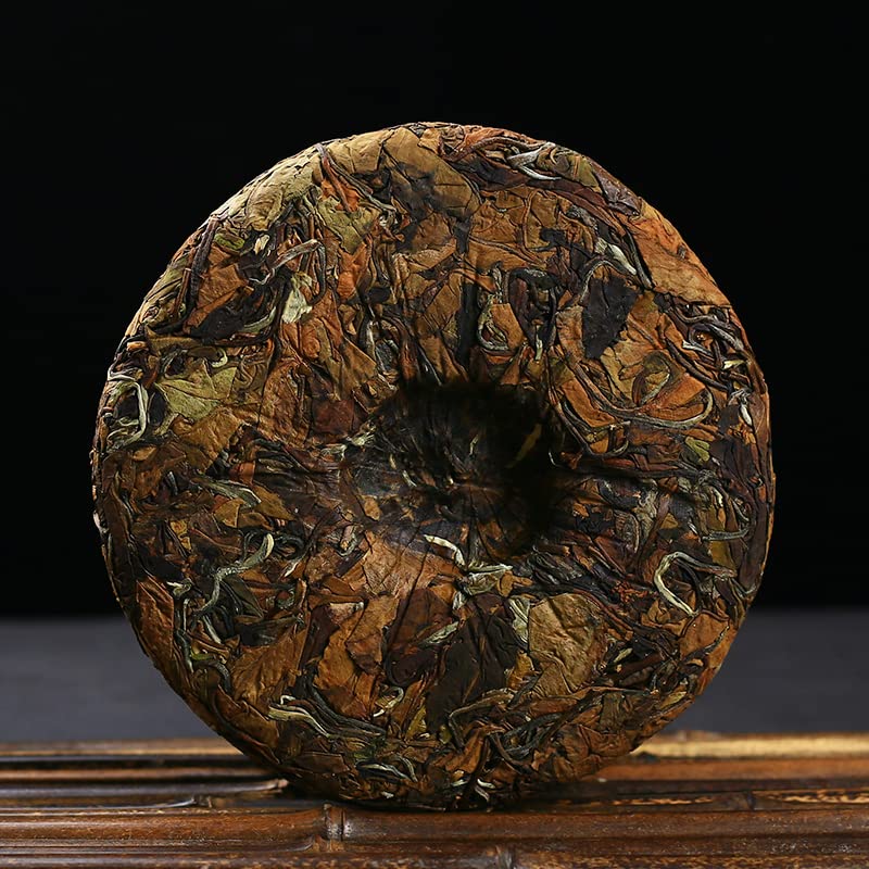 2021Yr Shou Mei Aged White Tea Cake- Yunnan White Tea - 200G/7Oz (1)