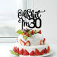Black Flash Oh Shit I'M 30 Cake Topper, Happy 30Th Birthday/Cheers To 30 Years/Sweet 30, Funny 30Th Birthday Party Decorations S