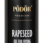PÖDÖR Premium Rapeseed Oil for Frying, 100% Natural, Vegan, Gluten-Free, Non-GMO, 16.9 Fl Oz Glass Bottle