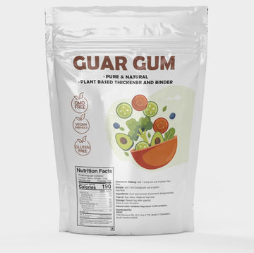 ZEHO Guar Gum Powder 10 lb Bag - Non-GMO No Gluten Vegan Friendly Food Thickener for Cooking, Baking - Xanthan Gum Substitute Gu