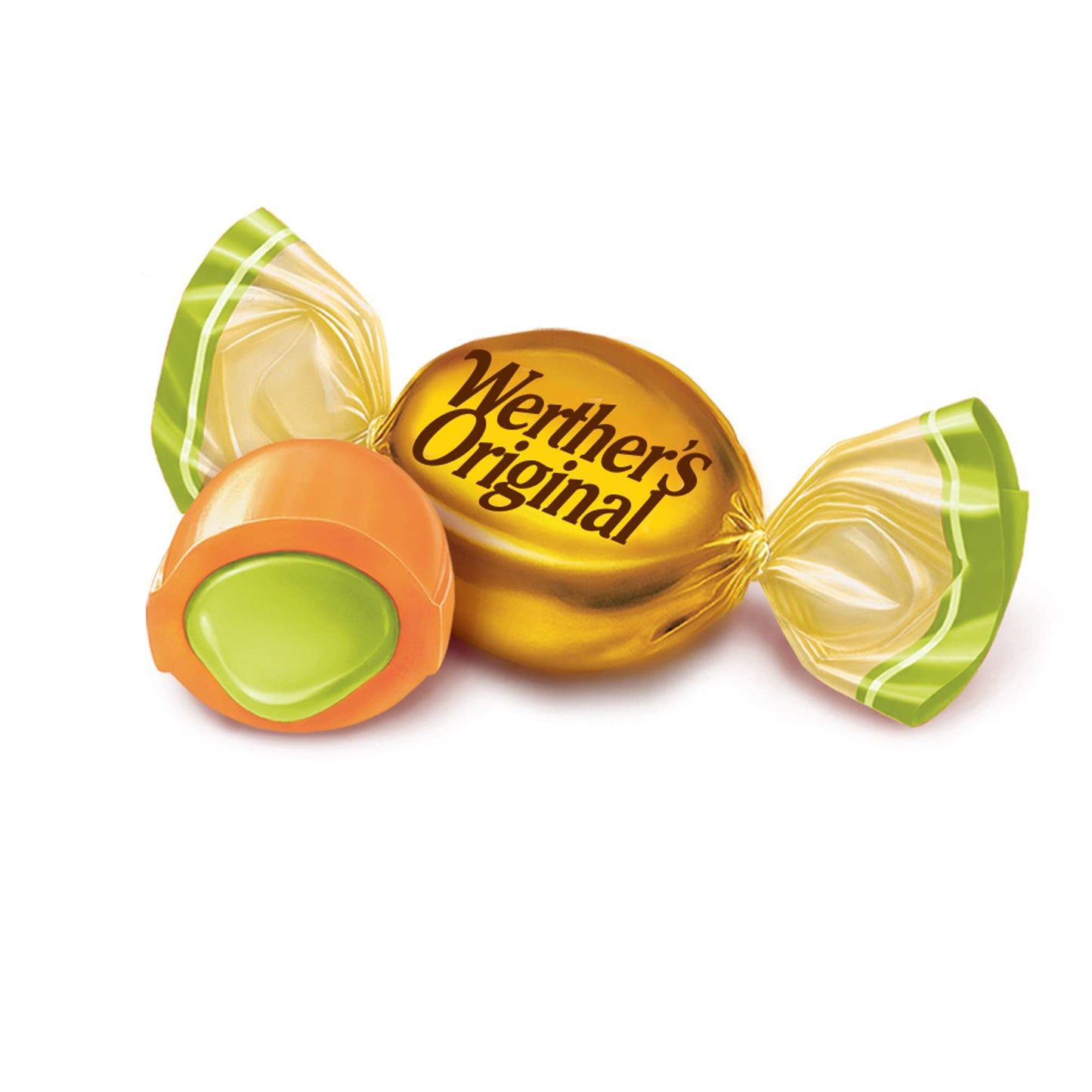 Werther's Original Hard Apple Filled Caramel Candy, 9.4 Oz - Sweet Treat for Candy Lovers, Perfect for Sharing or Snacking