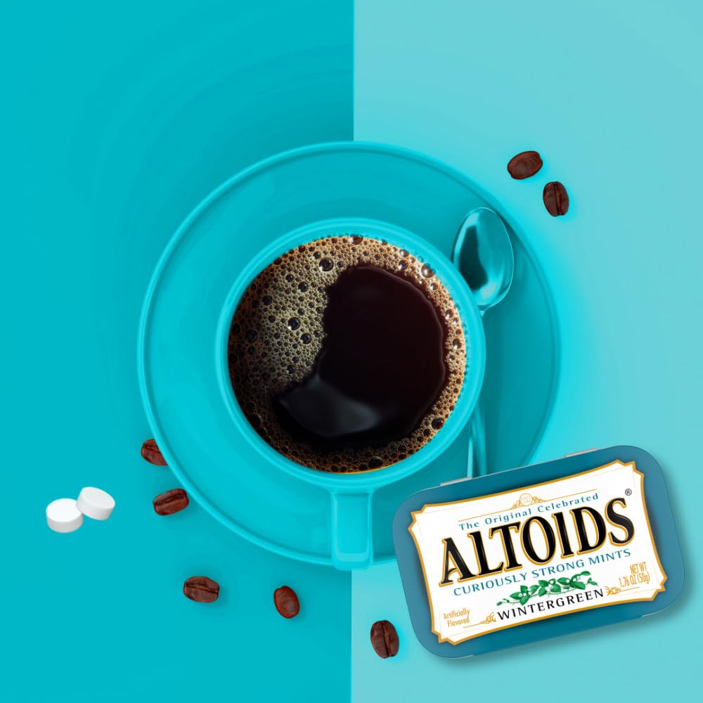 ALTOIDS Wintergreen Mints Singles Size 1.76-Ounce Tin