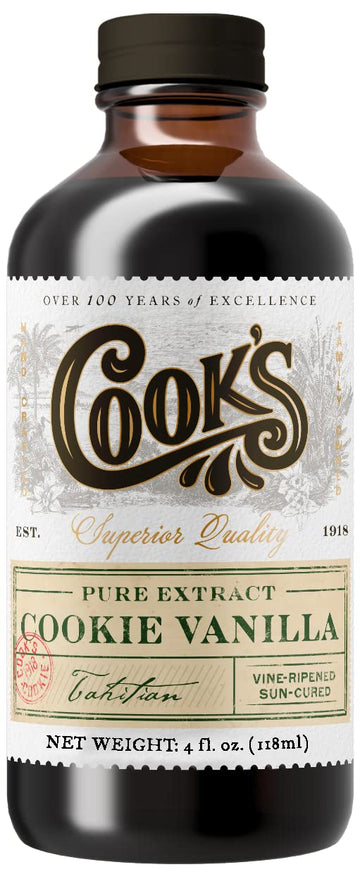 Cook'S, Choice Premium Quality Pure Cookie Vanilla Extract, 4 Oz