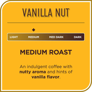 Don Francisco'S Vanilla Nut Flavored Medium Roast Coffee Pods - 55 Count - Recyclable Single-Serve Coffee Pods, Compatible With
