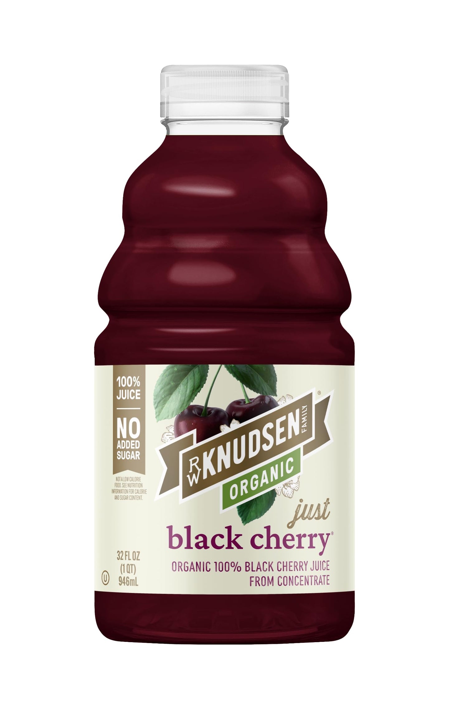 R.W. Knudsen Organic Just Black Cherry from Concentrate, 32 fl oz (Pack of 1)