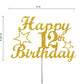 12 Birthday Cake Topper Gold Glitter, Party Decoration Ideas, Premium Quality, Sturdy Doubled Sided Glitter, Acrylic Stick. Made