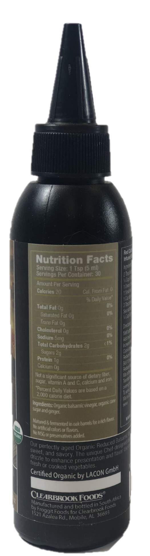 Castillo De Pinar 3-Pack Ginger Balsamic Reduced Vinegar, 150Ml Non Gmo