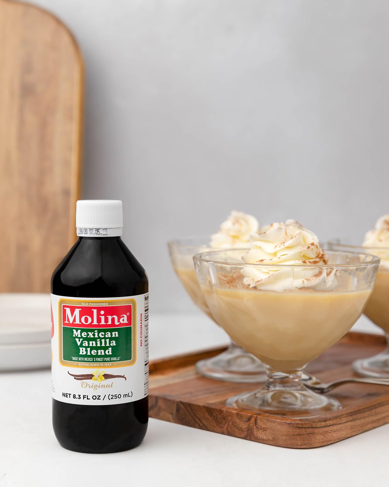 Molina Mexican Natural Vanilla Blend With Pure Vanilla Extract, 24.9 Fl Oz. (3 Pack Of 8.3Oz Bottles)