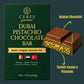 Ceres Gourmet Dubai Kunafa Pistachio Chocolate Bar – 7 oz Crispy Knafeh Layers with Pistachio Paste, Gourmet Dessert Gift