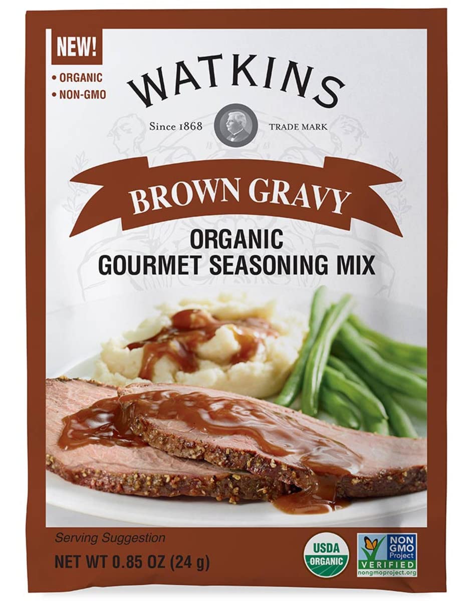 Watkins 310160 0.87 Oz Ssning Mix Brown Gravy Gourmet - Pack Of 12