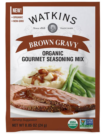 Watkins 310160 0.87 Oz Ssning Mix Brown Gravy Gourmet - Pack Of 12