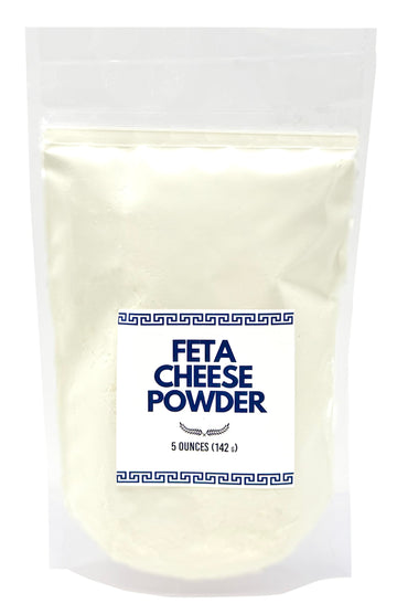 Feta Cheese Powder - Mediterranean Seasoning, Feta Seasoning for Popcorn, Hummus, Pasta, Roasted Veggies - Powder Cheese for Sal