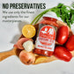 Spicy Fra Diavolo Pasta Sauce By Frik & Frak, 6-Pack, No Sugar Added, No Preservatives, Gluten Free, 36 Month Shelf Life, Artisa