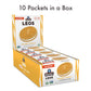 Rip Van Leos - Golden Vanilla Sandwich Cookies - Low Sugar Snack Cookies - Low Carb Snack - Diabetic Snacks - 40 Low Sugar Cookies (10 Packs Of 1.69Oz)