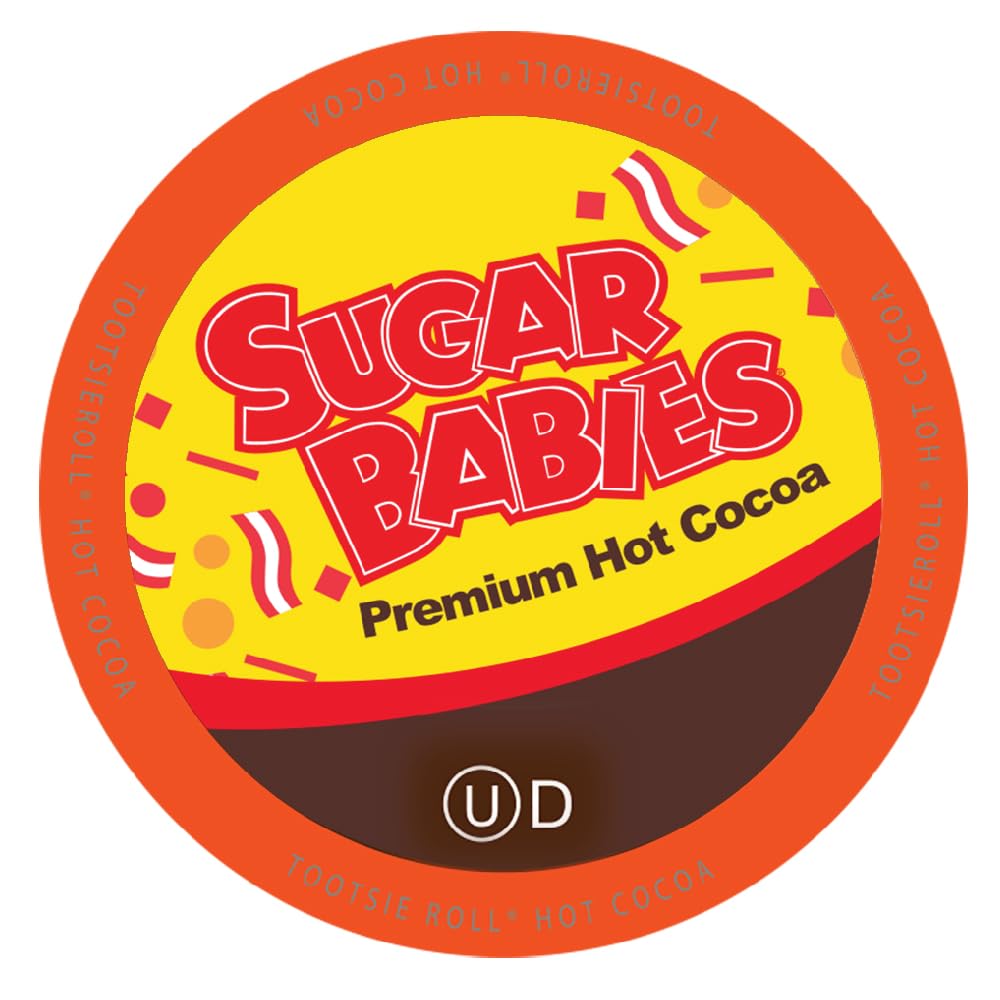 Tootsie Roll Sugar Babies Hot Chocolate Pods, 40 Count, Compatible with 2.0 K-Cup Brewers, Gooey Caramel Flavor